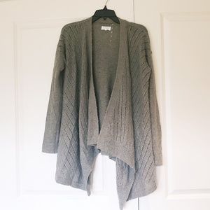 Lou & Grey alpaca cardigan waterfall front sweater